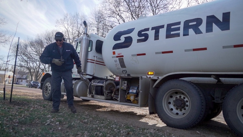 Stern Propane Tank 